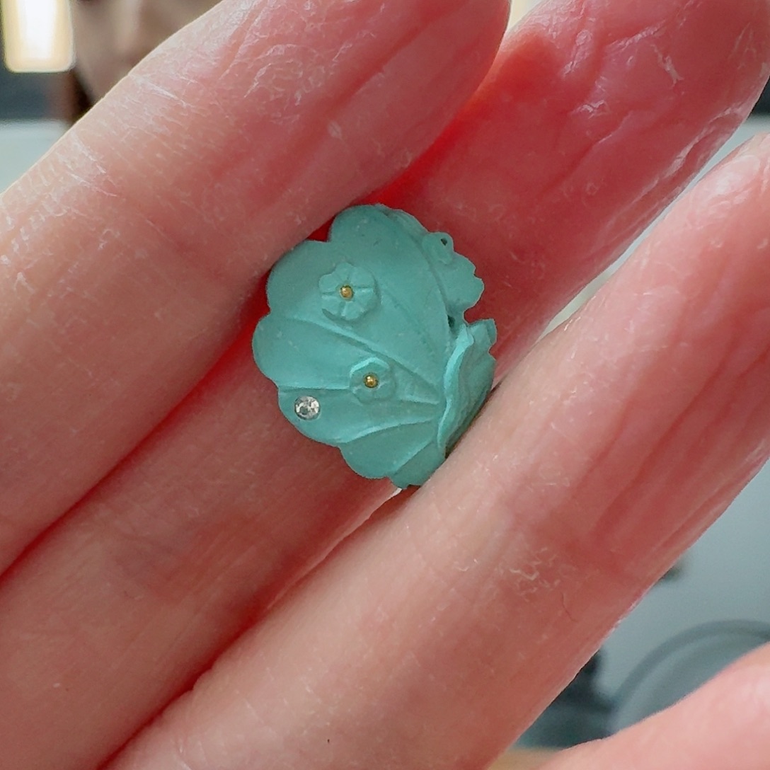 绿松石珠宝奇石未镶嵌