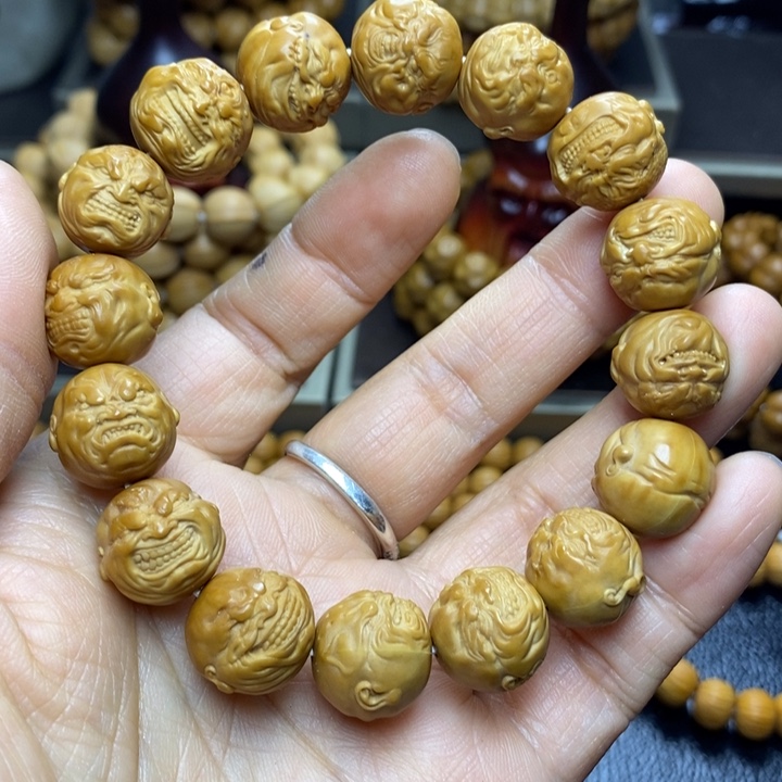 猴头核桃手串猴头猴脑