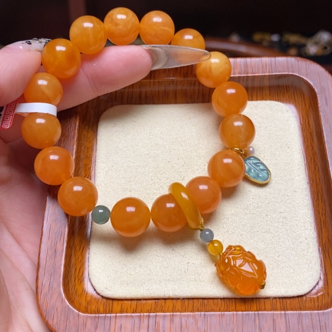 【闪购商品】蜜蜡手链未镶嵌手串