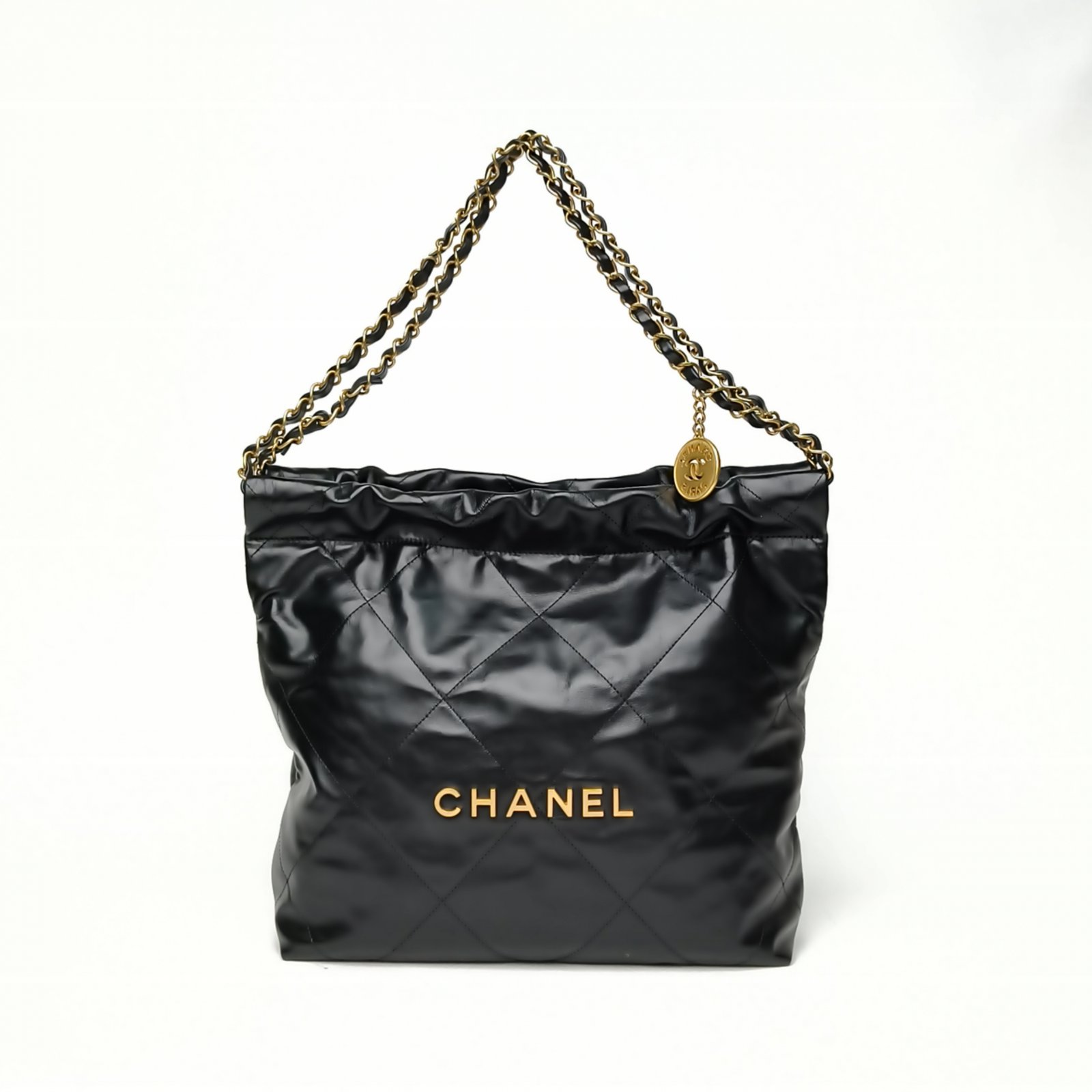 99新 Chanel/香奈儿 大头专属 22Bag 托特包 小号 30cm 芯片