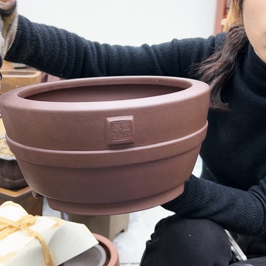 红陶紫砂花盆漂亮