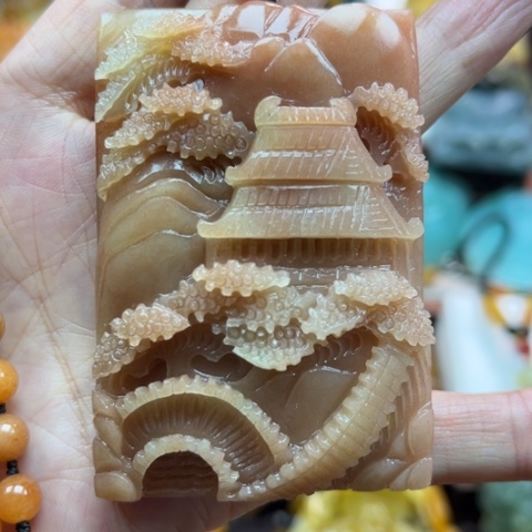 岫玉挂件未镶嵌挂件