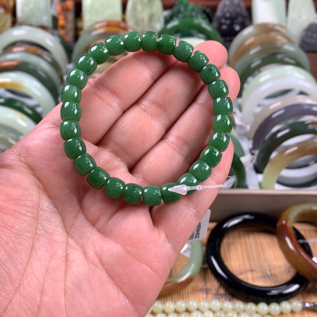 手链未镶嵌和田玉0.7~0.8