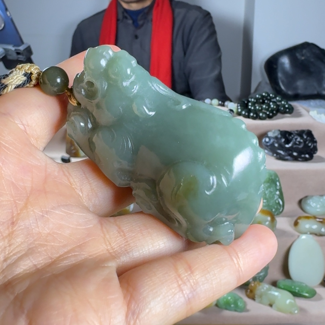 和田玉（糖玉）颈饰未镶嵌