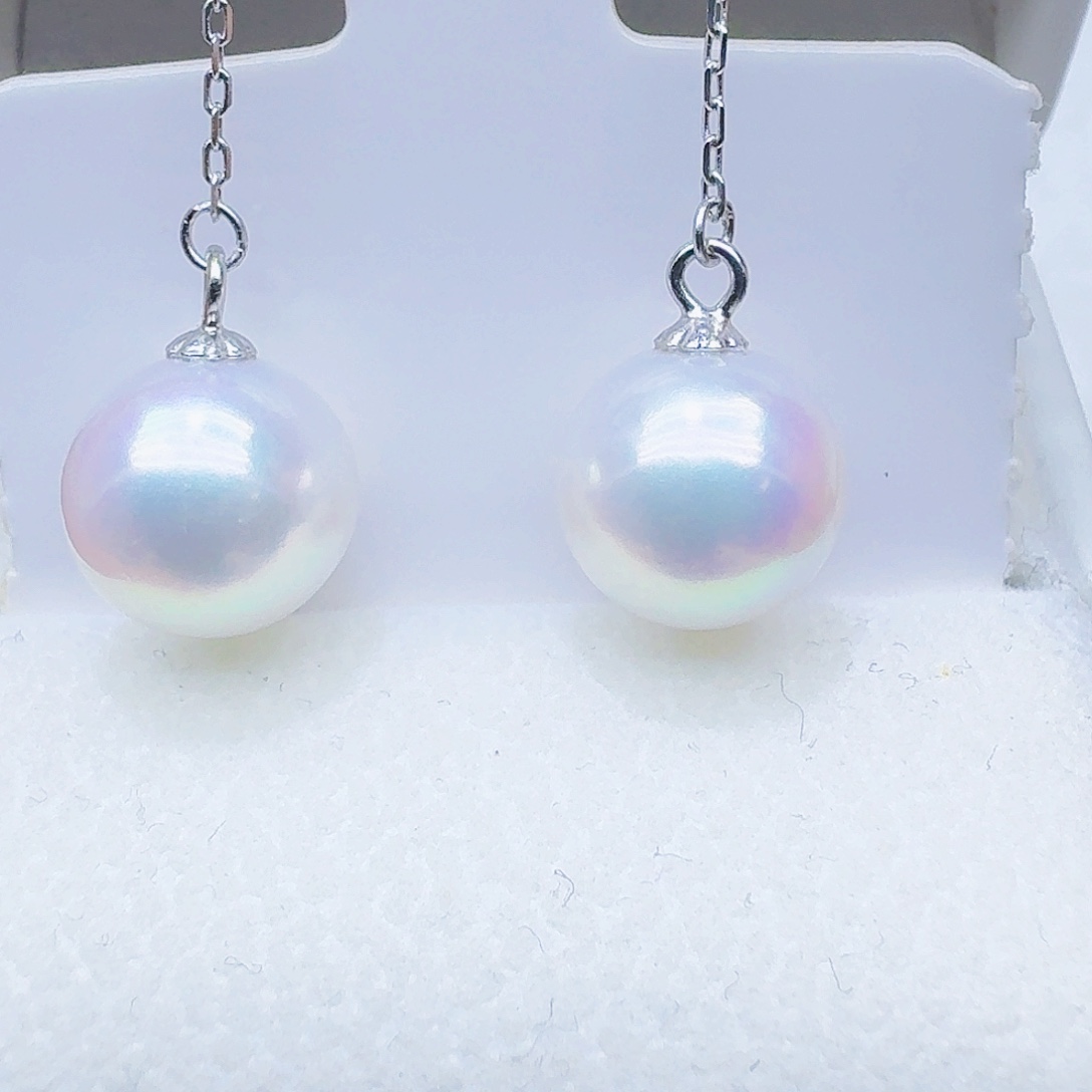 颈饰淡水珍珠银S925镶嵌10-11mm