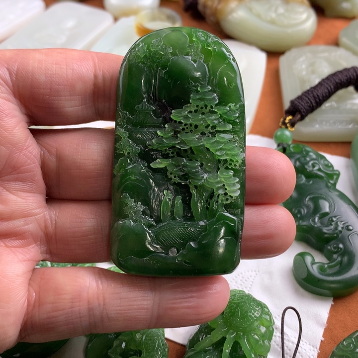 未镶嵌和田玉挂件