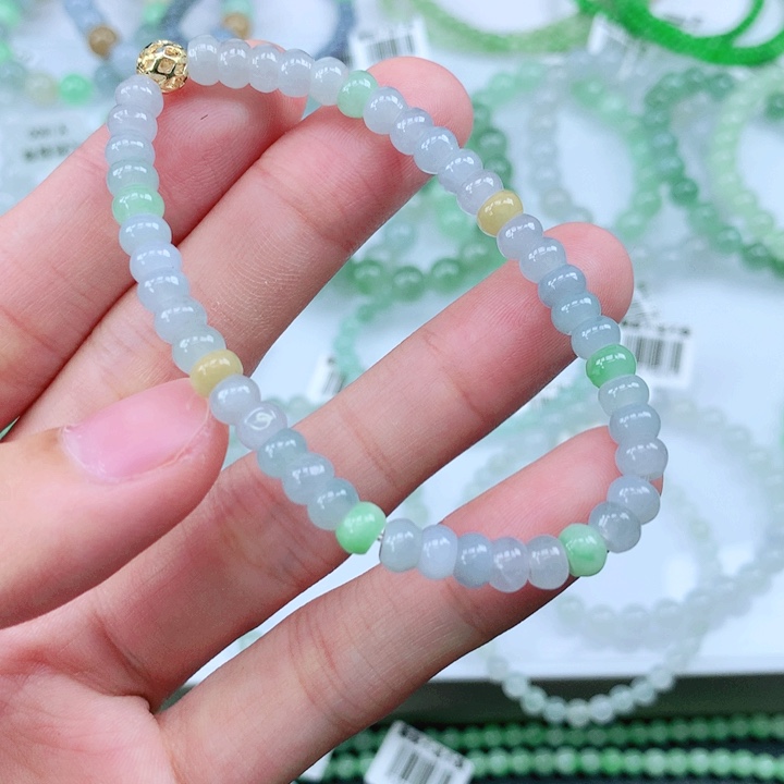 未镶嵌手链翡翠翡翠