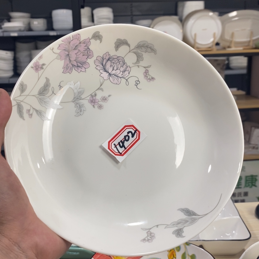 清***月盘1402号5个装不同尺寸孤品盘