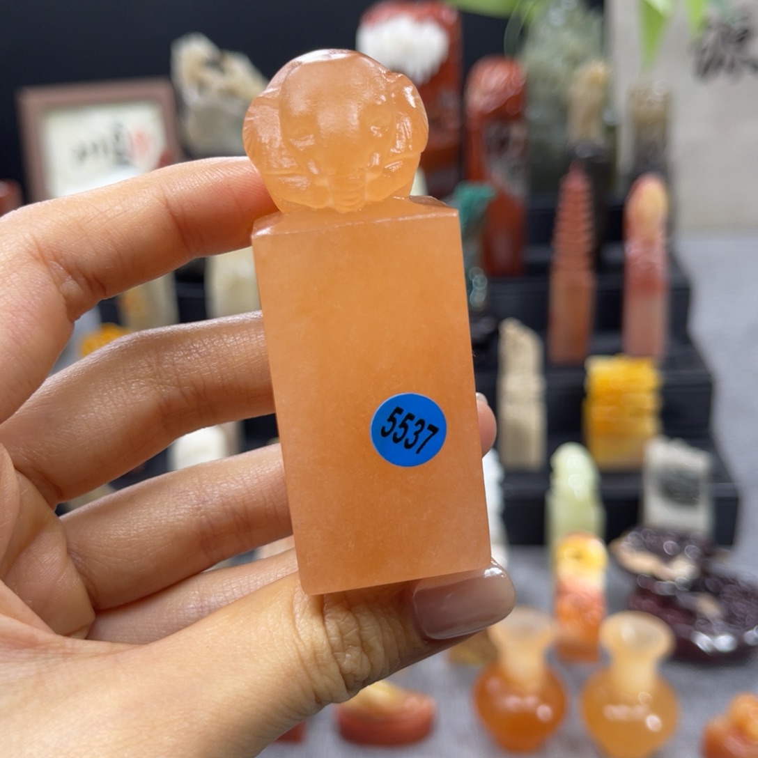 寿山石印石5537。         