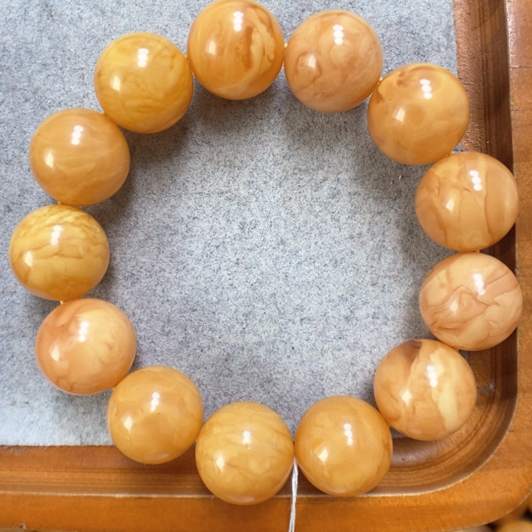 蜜蜡手串未镶嵌蜜蜡手串