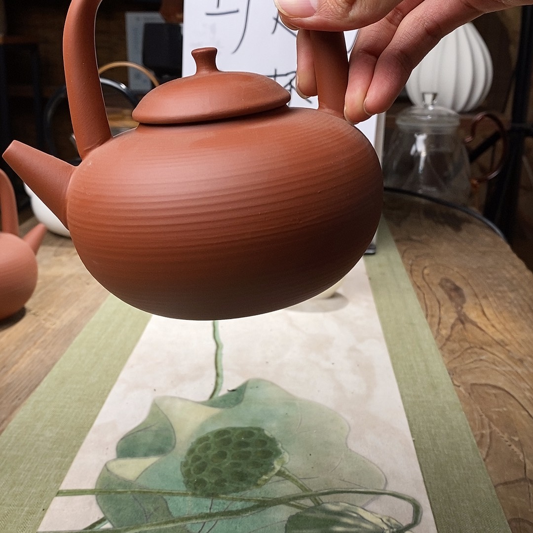 黑金石榴风炉煮茶壶