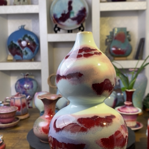 瓷片禹州神后钧瓷原产地~