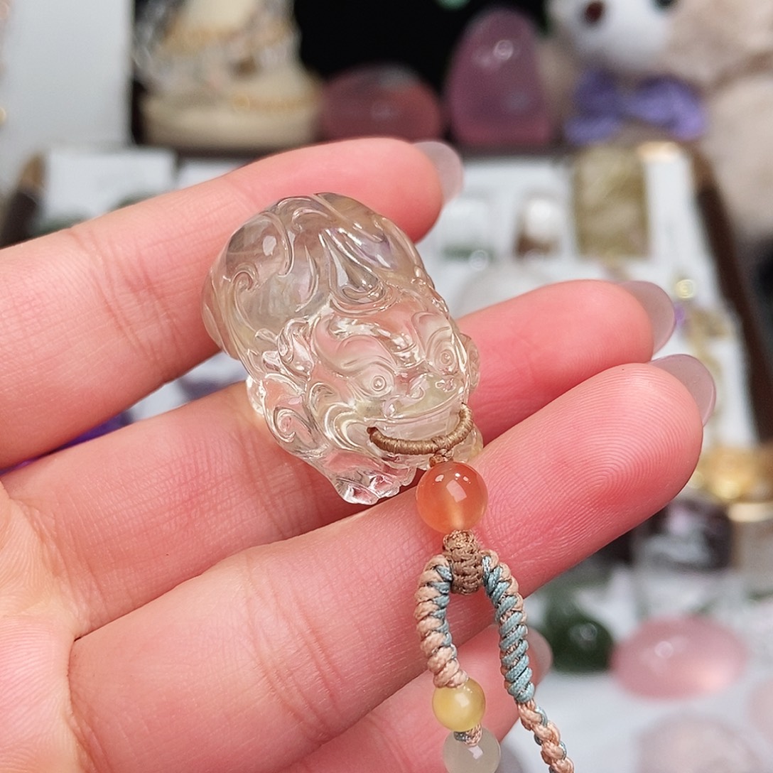 未镶嵌水晶吊坠(赠链)