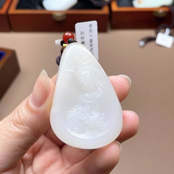 和田玉挂件未镶嵌F