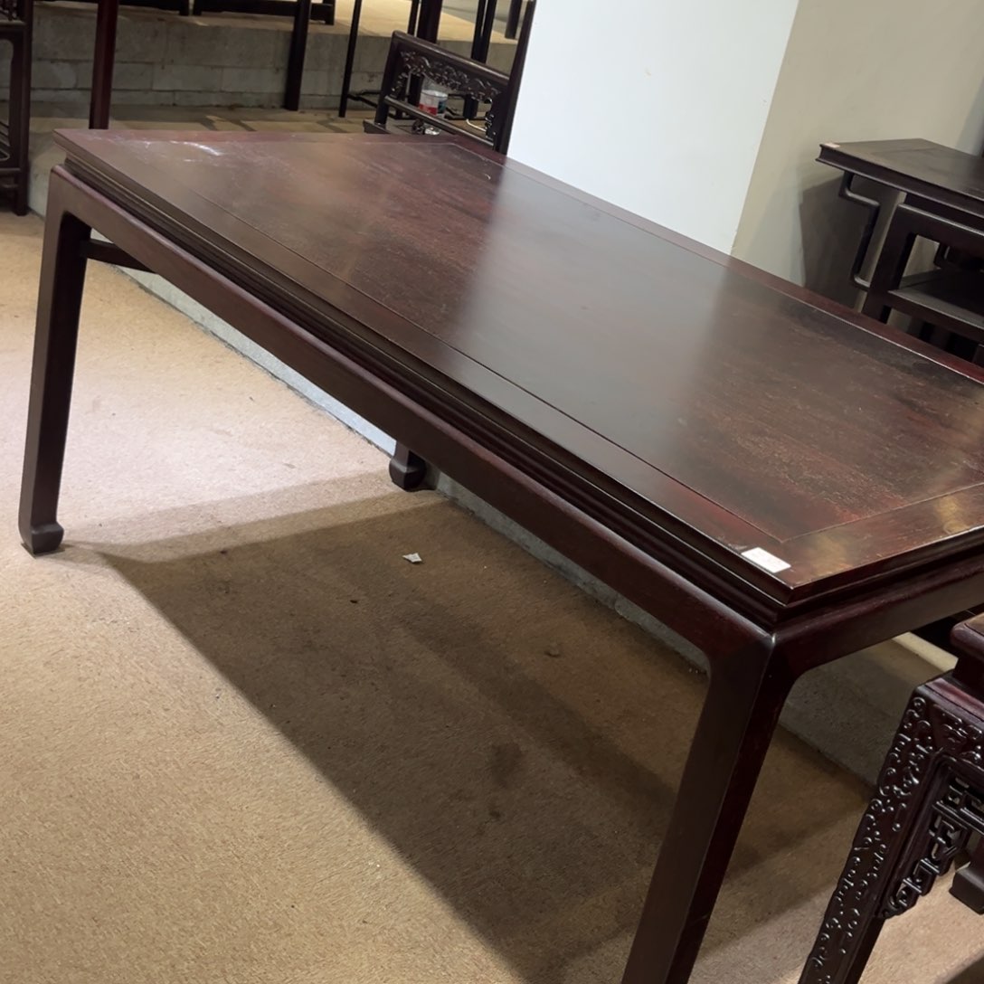 橡胶木卖***哥小叶紫檀画案