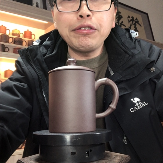 紫泥茶杯办公杯容量450