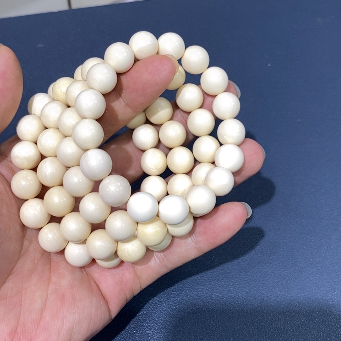 手串/手链/手镯猛犸象牙精品1.2猛犸圆珠18颗