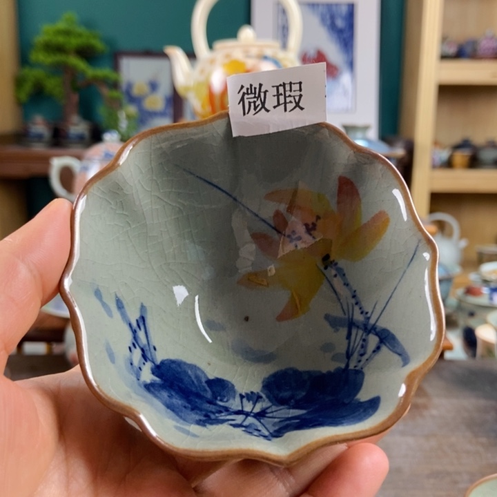 瓷片手工制作工艺精湛等特点