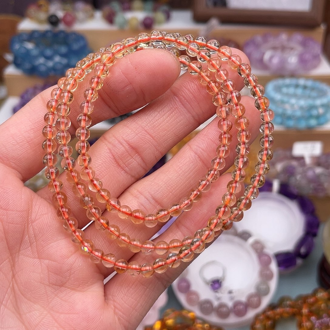 手链水晶未镶嵌黄水晶