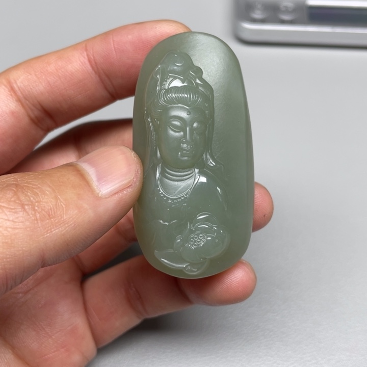 和田玉吊坠(不含链)未镶嵌@***品