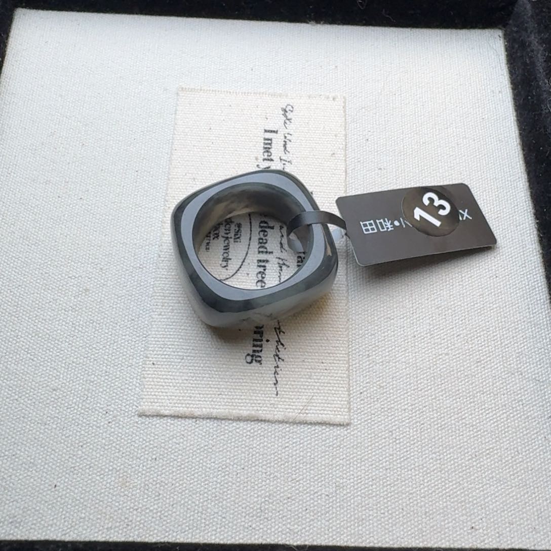 和田玉戒指未镶嵌z***m