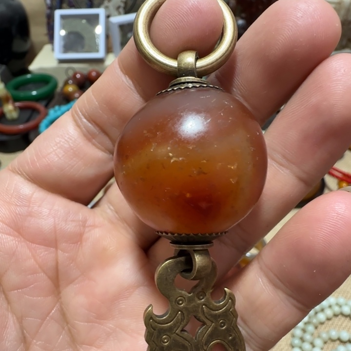 河***南玛瑙/玉髓颈饰未镶嵌