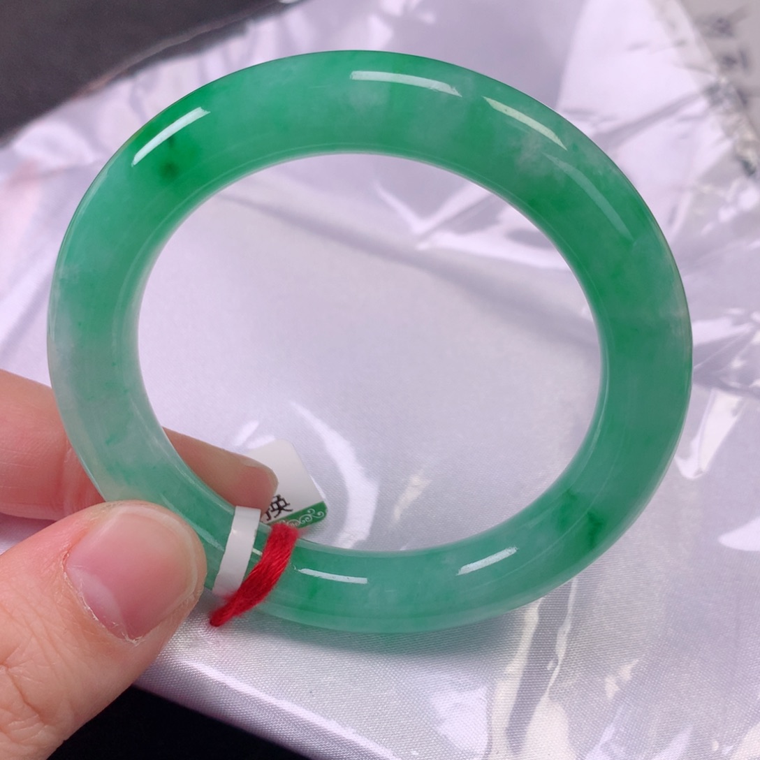 未镶嵌手镯翡翠缅甸天然翡翠手镯5051