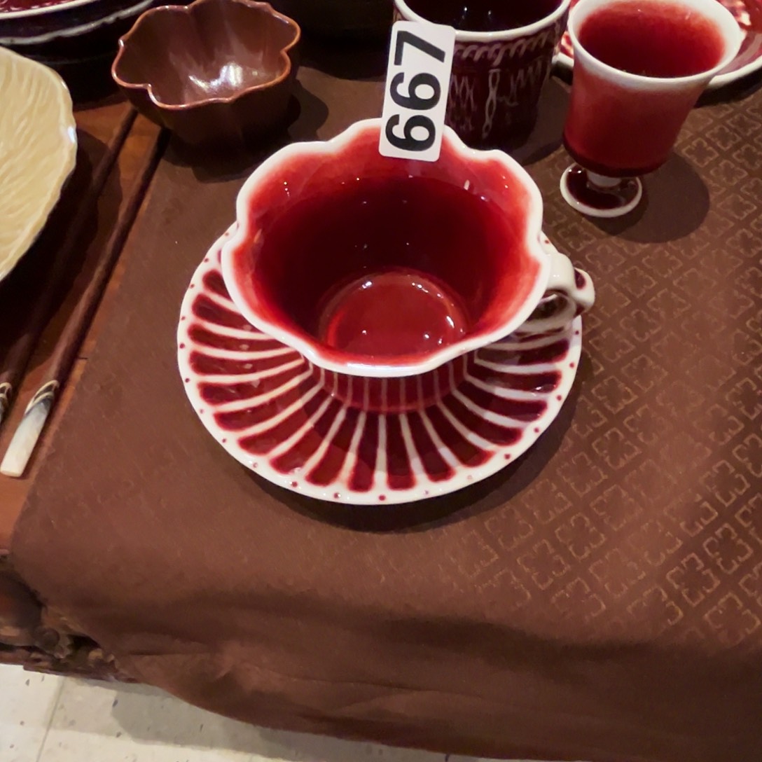 瓷片Y*667 咖啡杯碟3套 