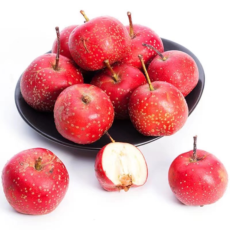 甜红子山楂果新鲜现摘1斤左右