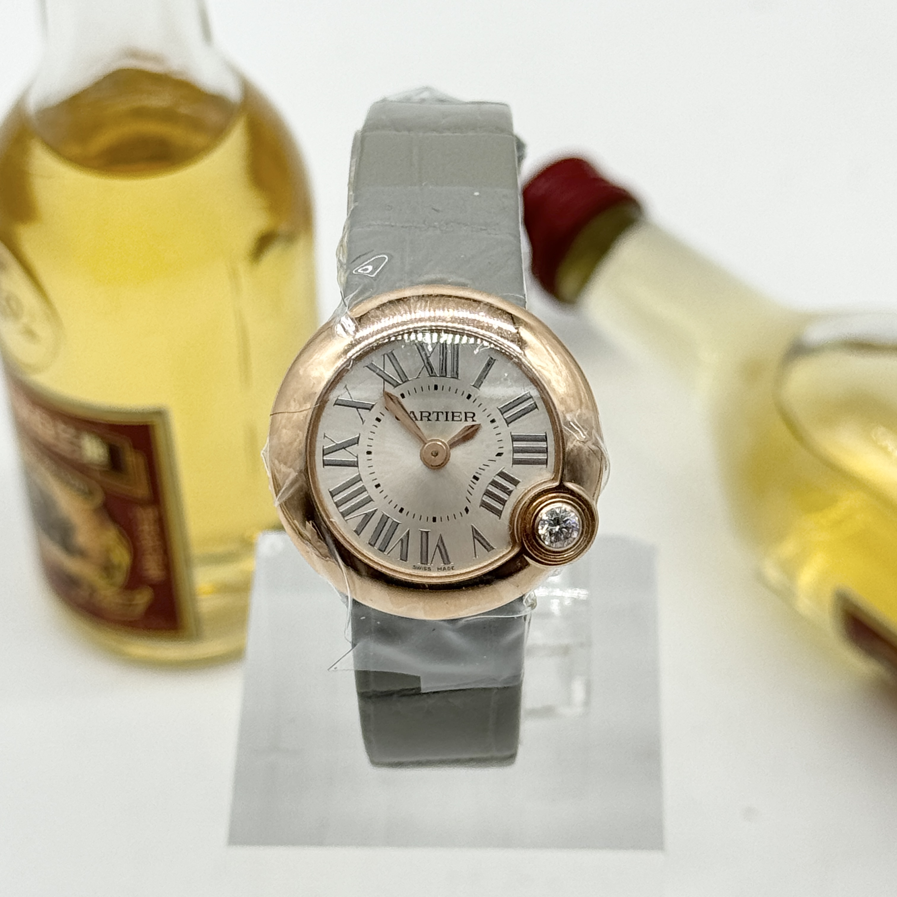 99新 Cartier/卡地亚 蓝气球 石英机芯 18K玫瑰金 26mm 22全