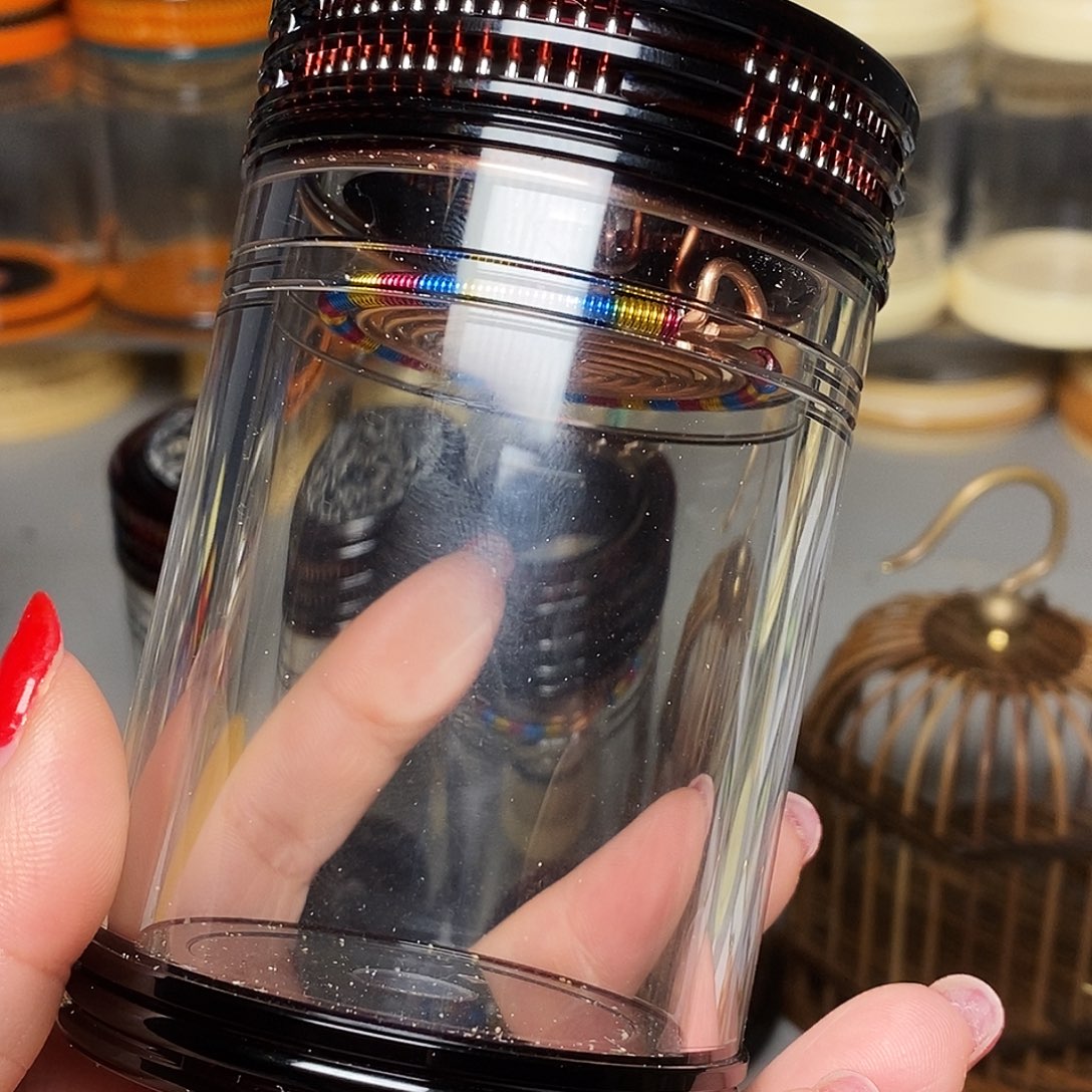 老谭七孔蝈蝈罐带1.5彩簧2个