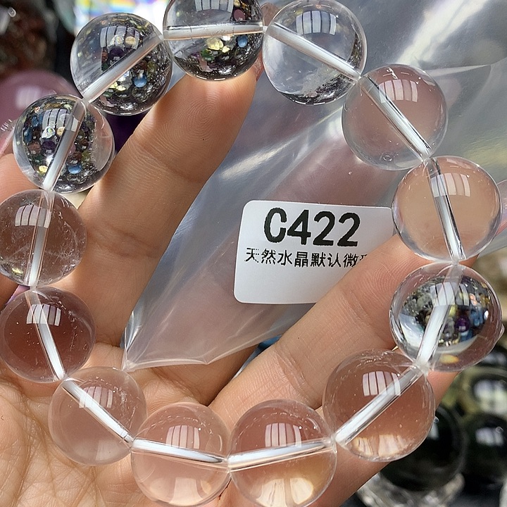 水晶手链18mm未镶嵌水晶