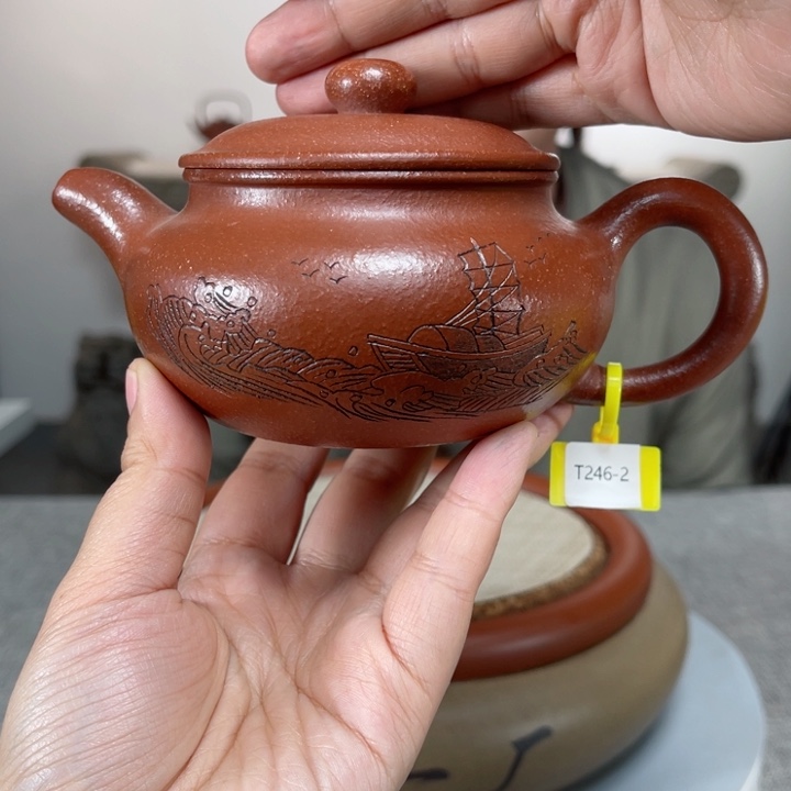 紫砂茶壶紫砂刻绘