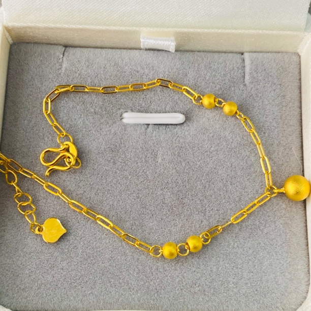 【北北专享】足金999饰品 金珠手链 2.85 GP
