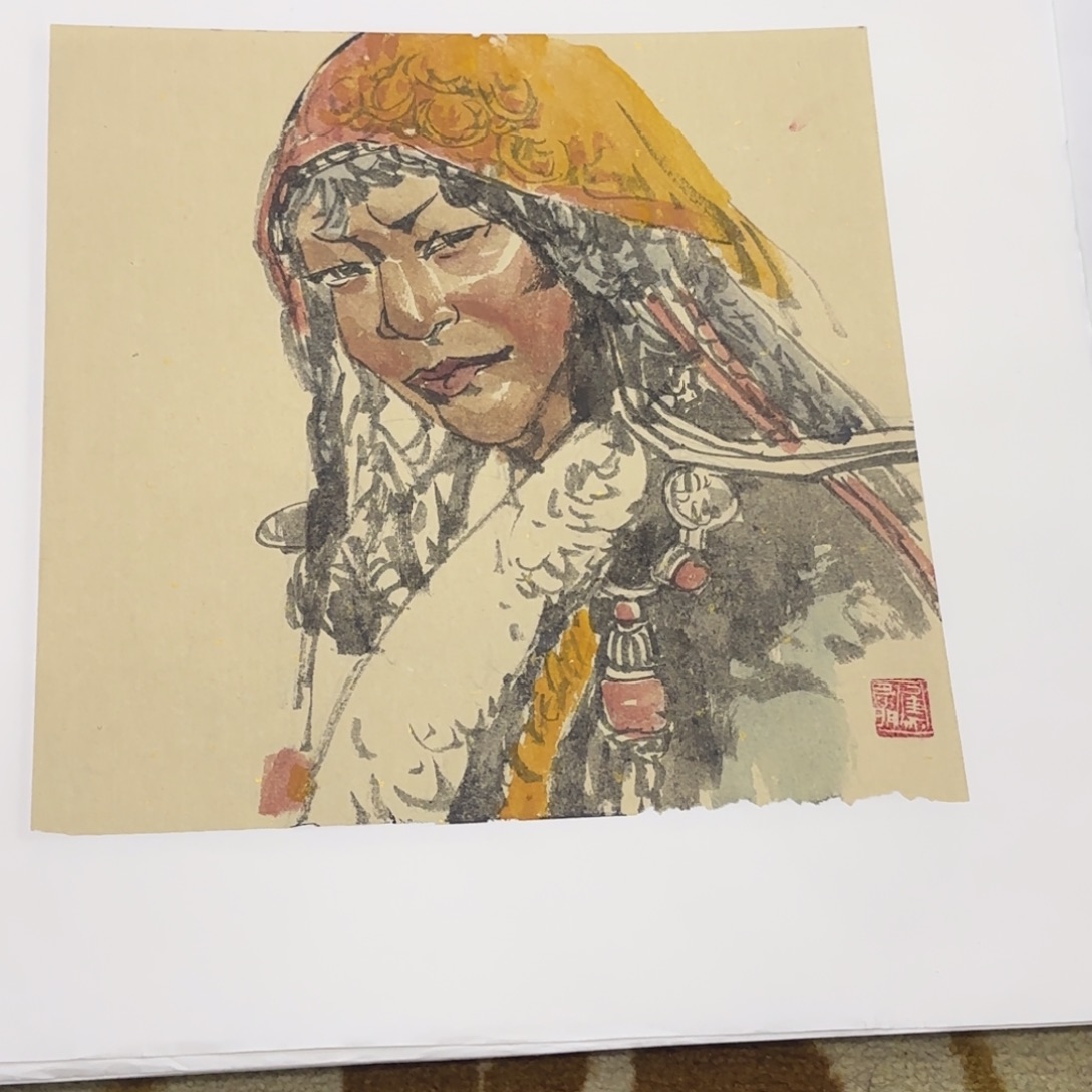 国画焦禄明一平尺艺