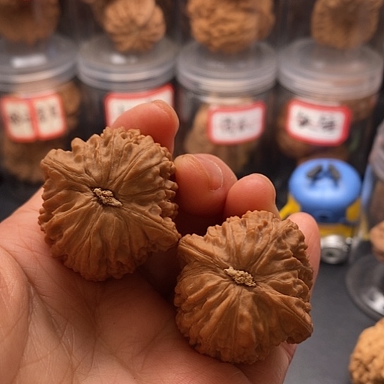 文玩核桃把件四囍