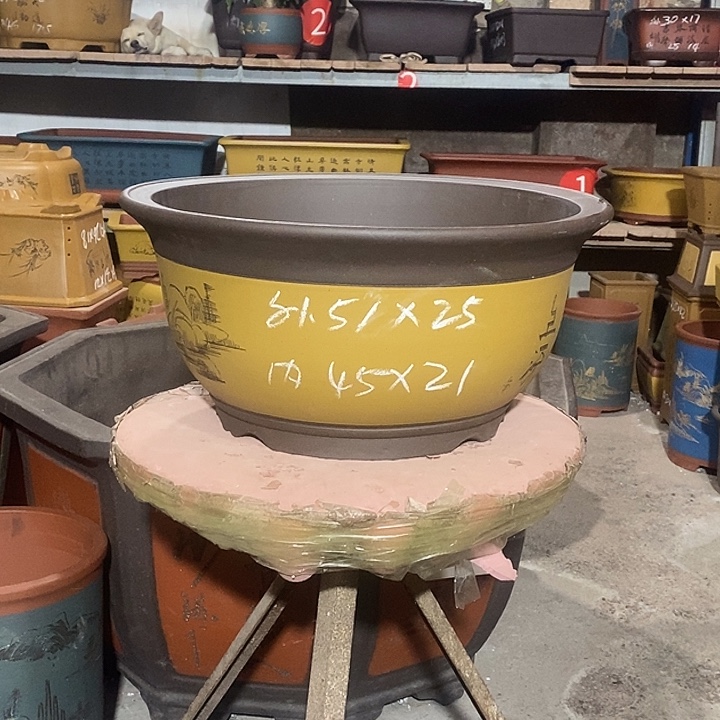 紫砂花盆花盆紫砂