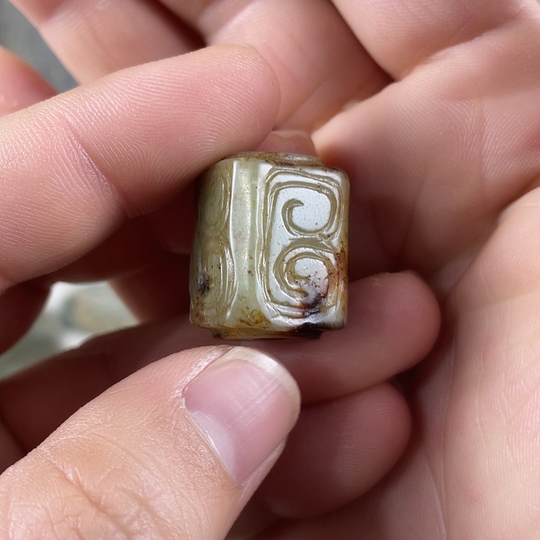 肥***猫和田玉（糖玉）未镶嵌挂件