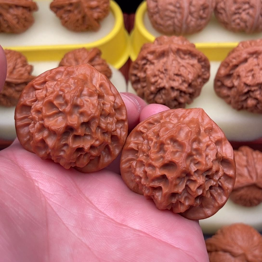 文玩核桃把件龙鳞宝象花41