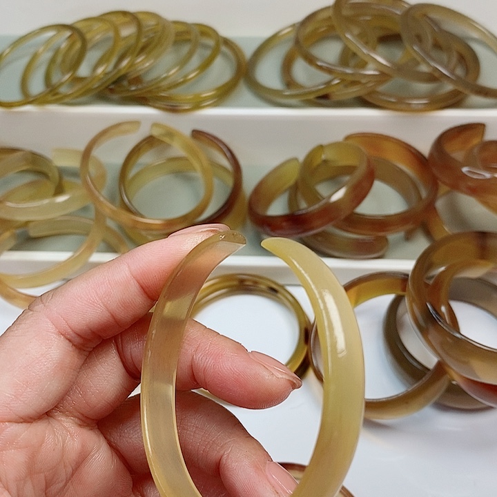 硅胶纯铜羊角手镯微瑕123456