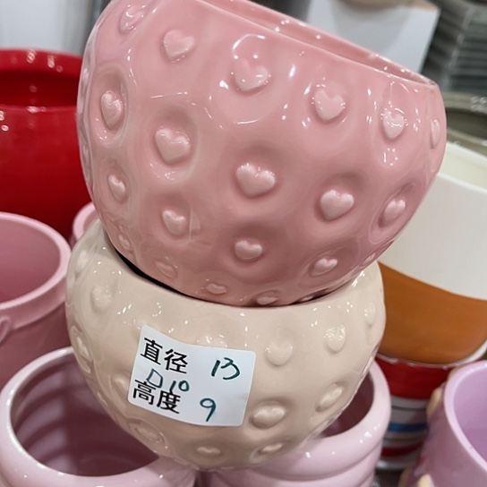 多肉绿植陶瓷花盆9.9包邮，有孔