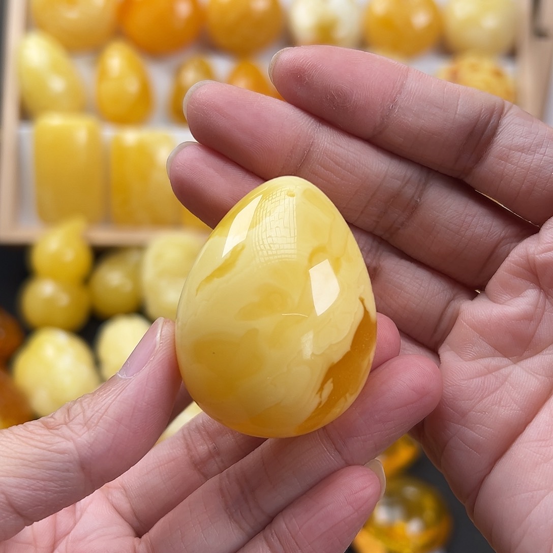 蜜蜡颈饰未镶嵌蜜蜡