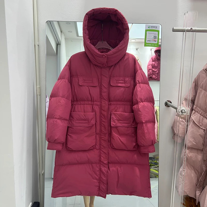 2025白鸭绒休闲大口袋冬季长款休闲时尚 21501款