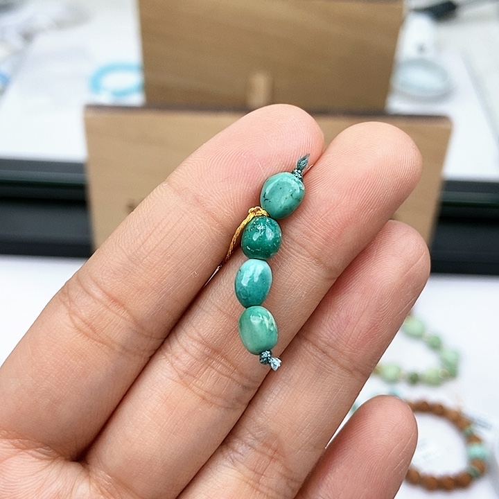 未镶嵌绿松石珠宝奇石安**年