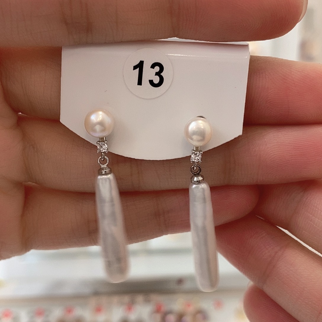 淡水珍珠颈饰银S925镶嵌