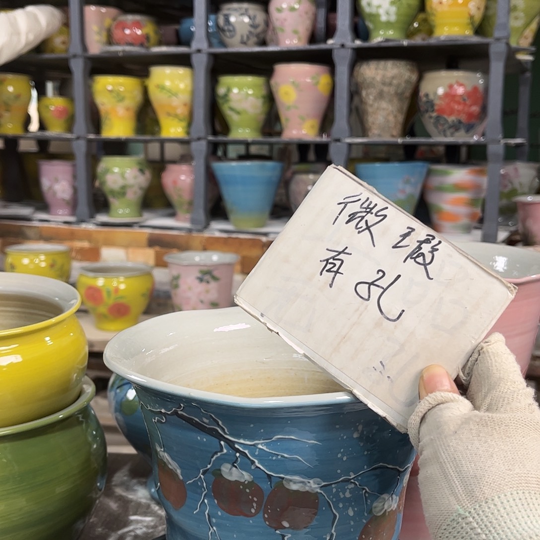 景德镇陶瓷花盆花盆