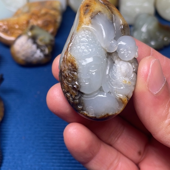 颈饰未镶嵌和田玉八*九