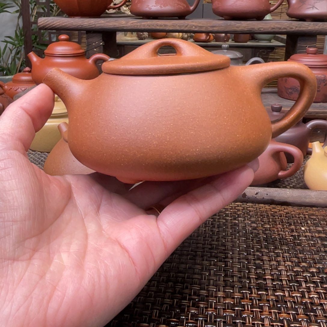 紫砂茶壶宜兴原矿紫砂手工制270