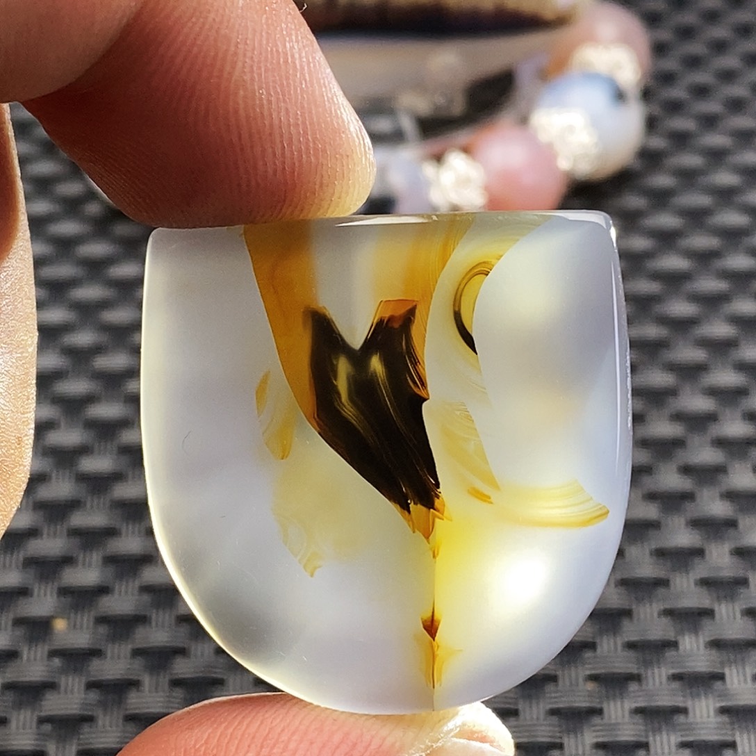 玛瑙/玉髓未镶嵌吊坠(不含链)21