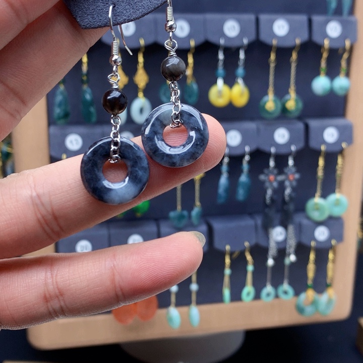 未镶嵌翡翠耳饰耳饰